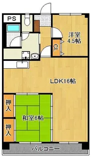マンションはたなか【2階】の間取り