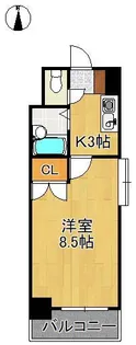 アリビオ折尾【7階】の間取り