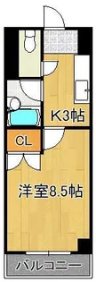 アリビオ折尾【8階】の間取り