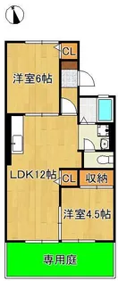 グレイスヒル【1階】の間取り