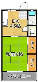 ライフピュア大浦【1階】の間取り