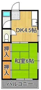 ライフピュア大浦【2階】の間取り