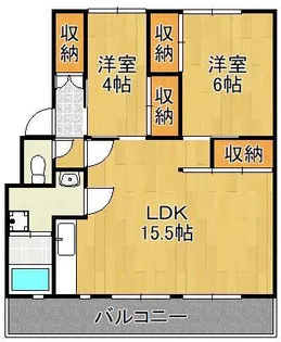 サルヴァトーレ本城【4階】の間取り