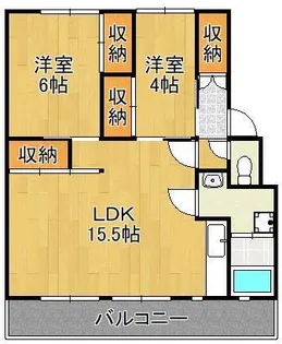 サルヴァトーレ本城【5階】の間取り