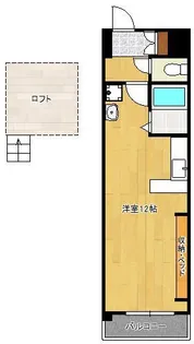 1Rの間取り画像