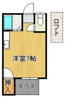 エルアビオン本城東【1階】の間取り
