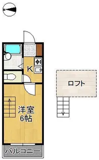 トリビュートNAOTO【2階】の間取り