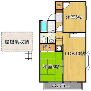 ヴァンベール【2階】の間取り