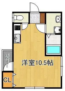 グッドライフ折尾【1階】の間取り