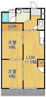 やすよしビル【6階】の間取り