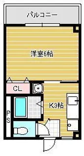 第2豊ハイツ【1階】の間取り