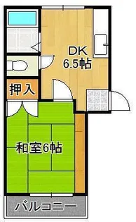 フレグランス浅川台【2階】の間取り