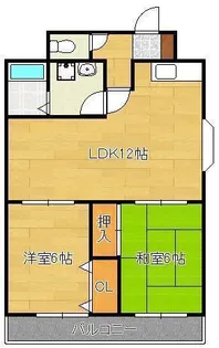 リリーフ浅川Ⅰ【3階】の間取り