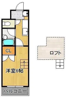 エスズイン【4階】の間取り