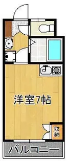 1Rの間取り画像