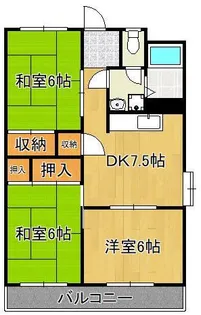 深田第一ビル【4階】の間取り