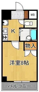 ロイヤルハイツ折尾1号館【2階】の間取り