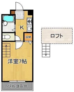 プルミエール大浦【3階】の間取り