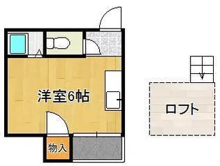プルミエール東筑【1階】の間取り