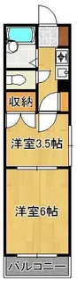 ジョイフル折尾Ⅰ【1階】の間取り