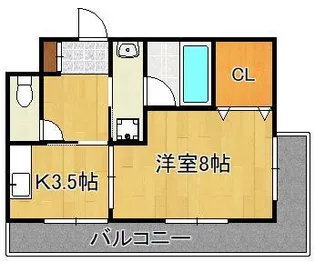グレイシス浅川Ⅰ【4階】の間取り