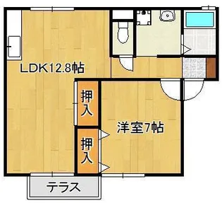 セジュールさなえ【1階】の間取り