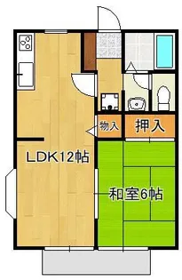 ビーライン力丸【1階】の間取り
