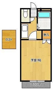 シルクハイツ【2階】の間取り