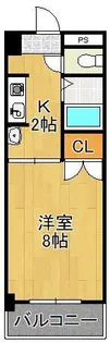 松井ビル(折尾)【4階】の間取り
