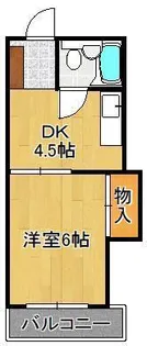 プレアール千代ヶ崎【4階】の間取り