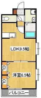 コスモス浅川学園台【8階】の間取り