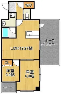 MDI SERENO JIYUGAOKA【6階】の間取り