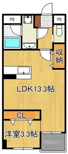 MDI SERENO JIYUGAOKA【6階】の間取り