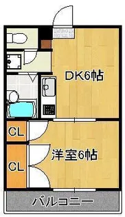 Kay’s rooms Ⅱnd (ケイズルームズセカンド)【3階】の間取り