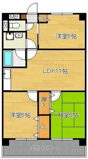 第4晴和ビル【4階】の間取り