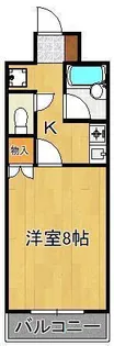 折尾ハイツ【2階】の間取り