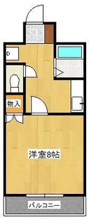 折尾ハイツ【5階】の間取り