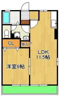 メゾンプランタニエール【1階】の間取り