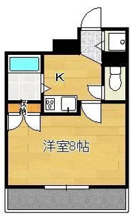 ヴィラアカデミア【6階】の間取り