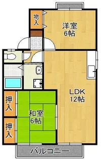 アヴニールK&S【2階】の間取り