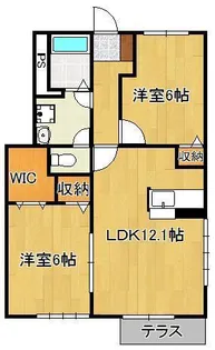 エバーステージA棟【1階】の間取り