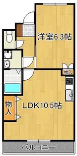 ベティプレイス【2階】の間取り