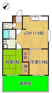 フォレストーク イースト【1階】の間取り