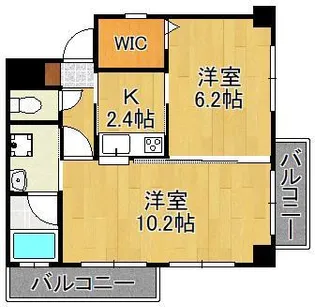 アルファビル【2階】の間取り