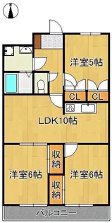 エクセル青葉台【1階】の間取り