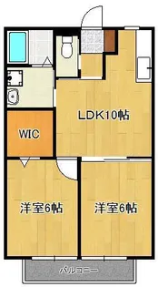 エクセルハイムB棟【2階】の間取り