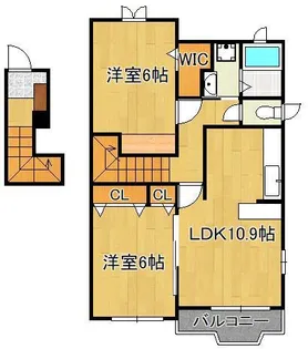 パエーゼ【2階】の間取り