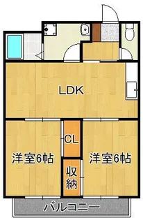 シャルダン学園台【2階】の間取り
