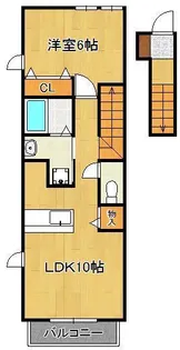 リアルエステートⅠ【2階】の間取り