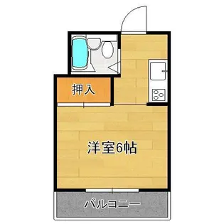 ネクスト西折尾【6階】の間取り